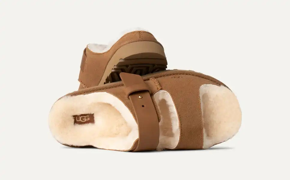 Mule Greenport à lanière chestnut